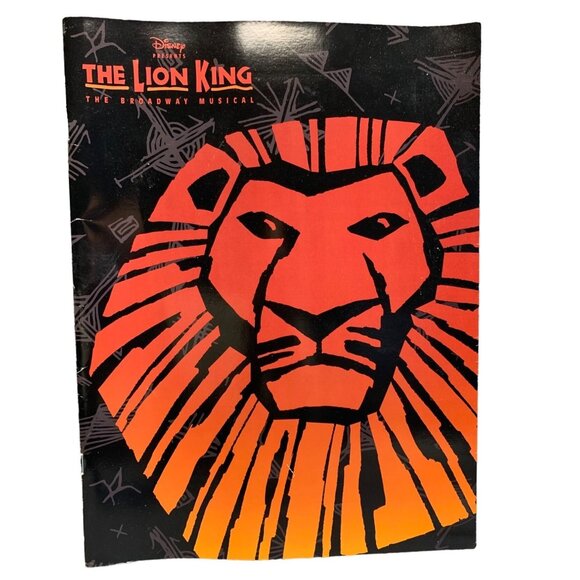 Disney The Lion King Broadway Musical Program 1997 Theater - Picture 1 of 11